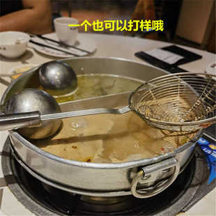 加厚网红沙爹火锅商用串串香烧烤专用铝锅串串香火锅手工定制锅具