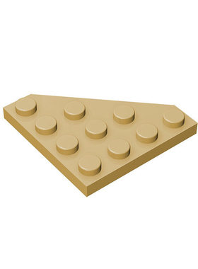 国产积木 30503 益智小颗粒 4x4楔形板(剪角)MOC拼插零配件