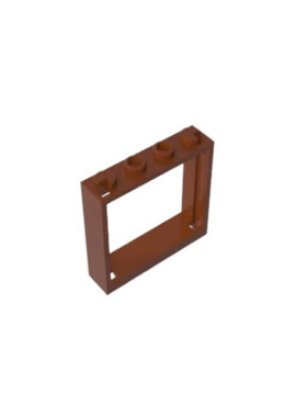 国产积木 60594 益智小颗粒1x4x3窗框拼插零配件