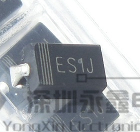晶导微ES1J 贴片SMA DO-214AC超快恢复二极管1A 600V 一盘2K=50元