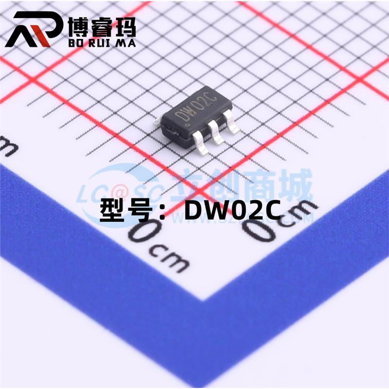 全新 DW02A DW02C DW02R封装SOT23-5 二合一锂电池保护IC芯片