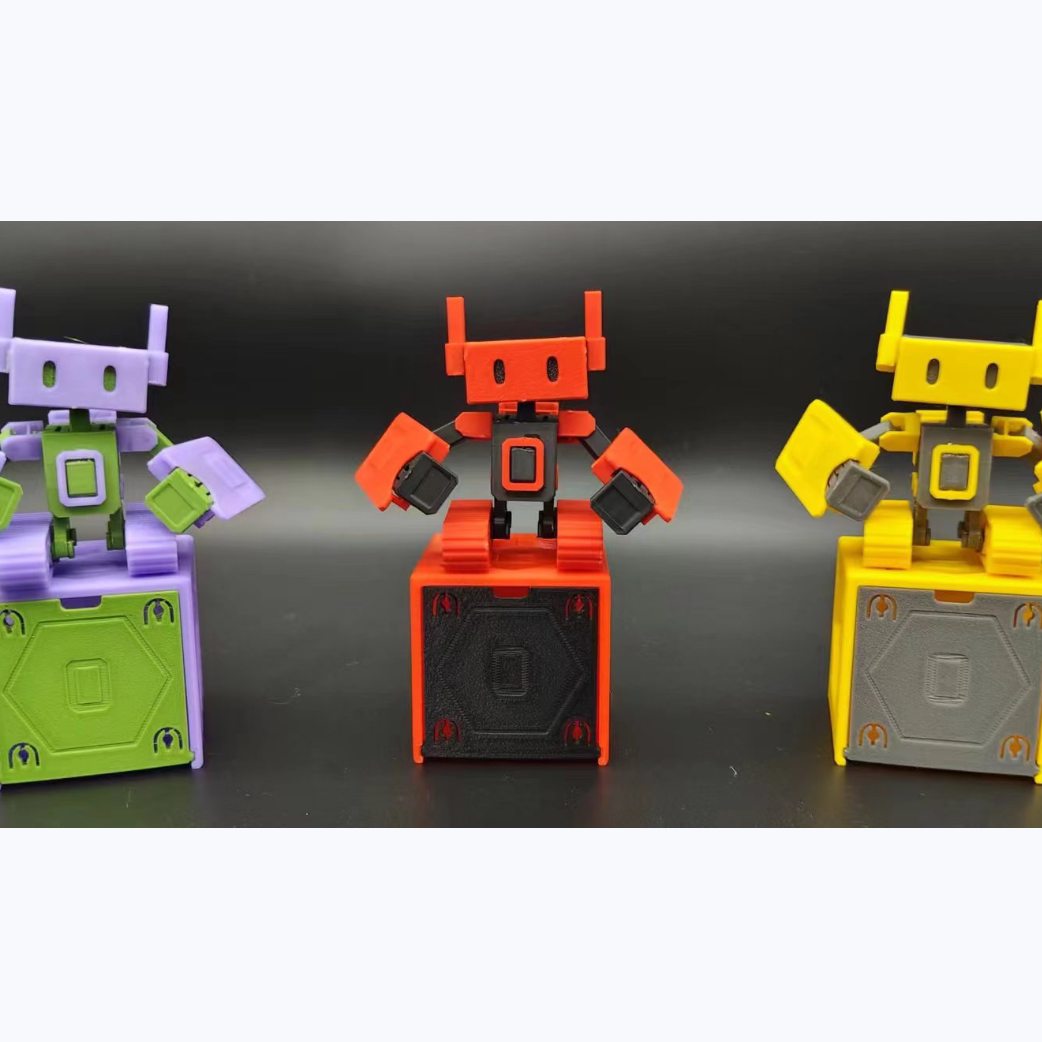 创意拼搭潮玩机甲零号幼崽