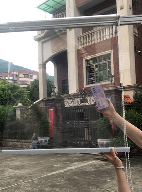 透明卷帘户外升降阳台防雨凉亭