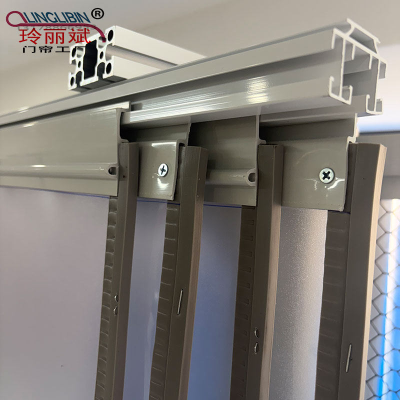 四轨26新款PVC磁吸空调门帘店铺商用加厚保暖防风透明隔断软门帘