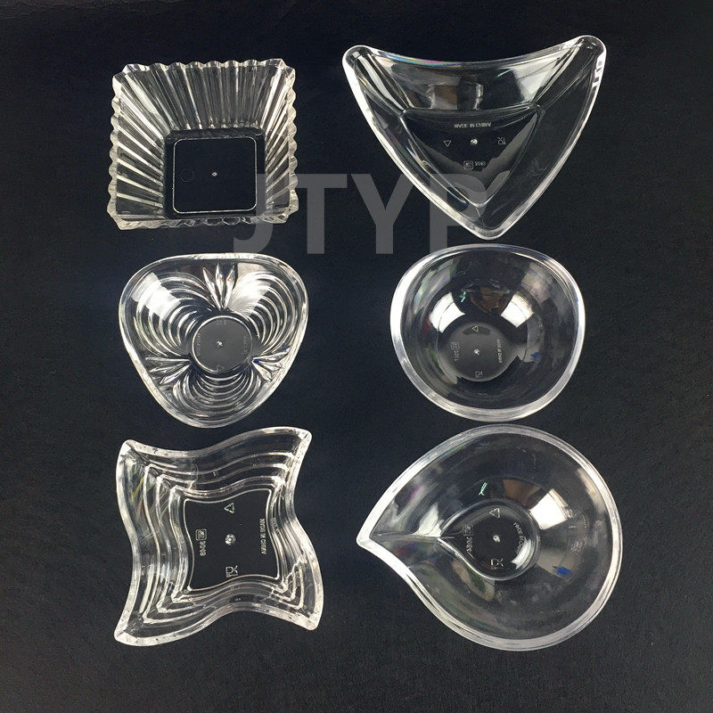 亚克力果盘四方碟 小吃碟果碟小食碟水果碗ktv塑料水果盘透明包邮