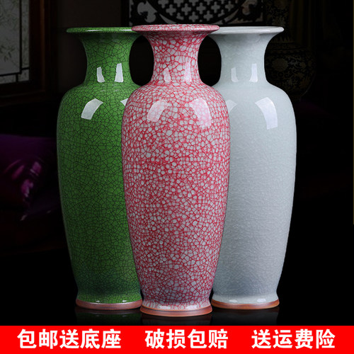 景德镇仿古中式风家居客厅大花瓶