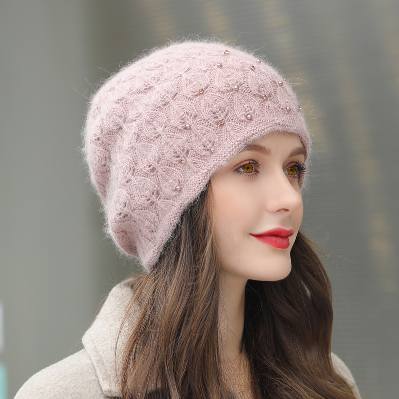 针织毛线帽韩版百搭女冬加厚保暖