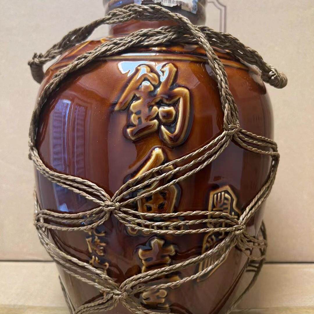 2014年 钓鱼台馆藏封坛酒 53度酱香型大曲坤沙纯粮白酒  5L大坛装