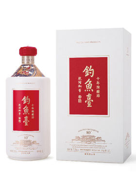 2021年 钓鱼台年份酒 十年陈酿酒（公斤装）53度酱香型白酒