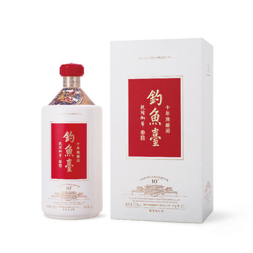2021年 钓鱼台年份酒 十年陈酿酒（公斤装）53度酱香型白酒