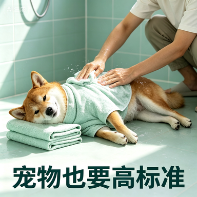 宠物一次性浴巾吸水狗浴巾毛巾猫咪狗狗洗澡专用狗洗澡加厚大包装