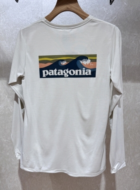 不退换PATAGONIA韩代26春女T恤LS Cap Cool Daily 45465R5 6B09