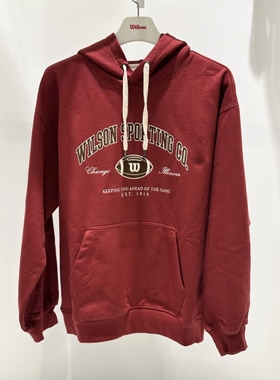 不退换全韩百货WILSON韩国代购25秋男卫衣 W253003NHD99 5J15