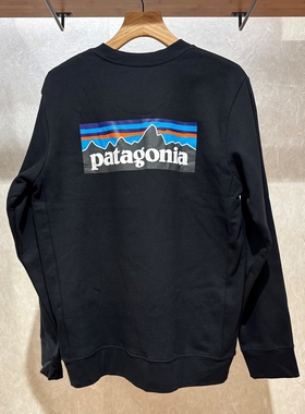 不退换PATAGONIA韩代秋 男卫衣P-6 Logo Uprisal 39657Q7 5I30