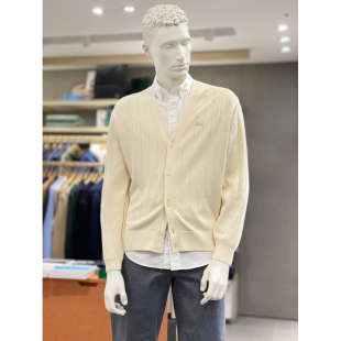 56G AH1039 6C19 26春针织开衫 不退换全韩百货LACOSTEMAN韩国代购