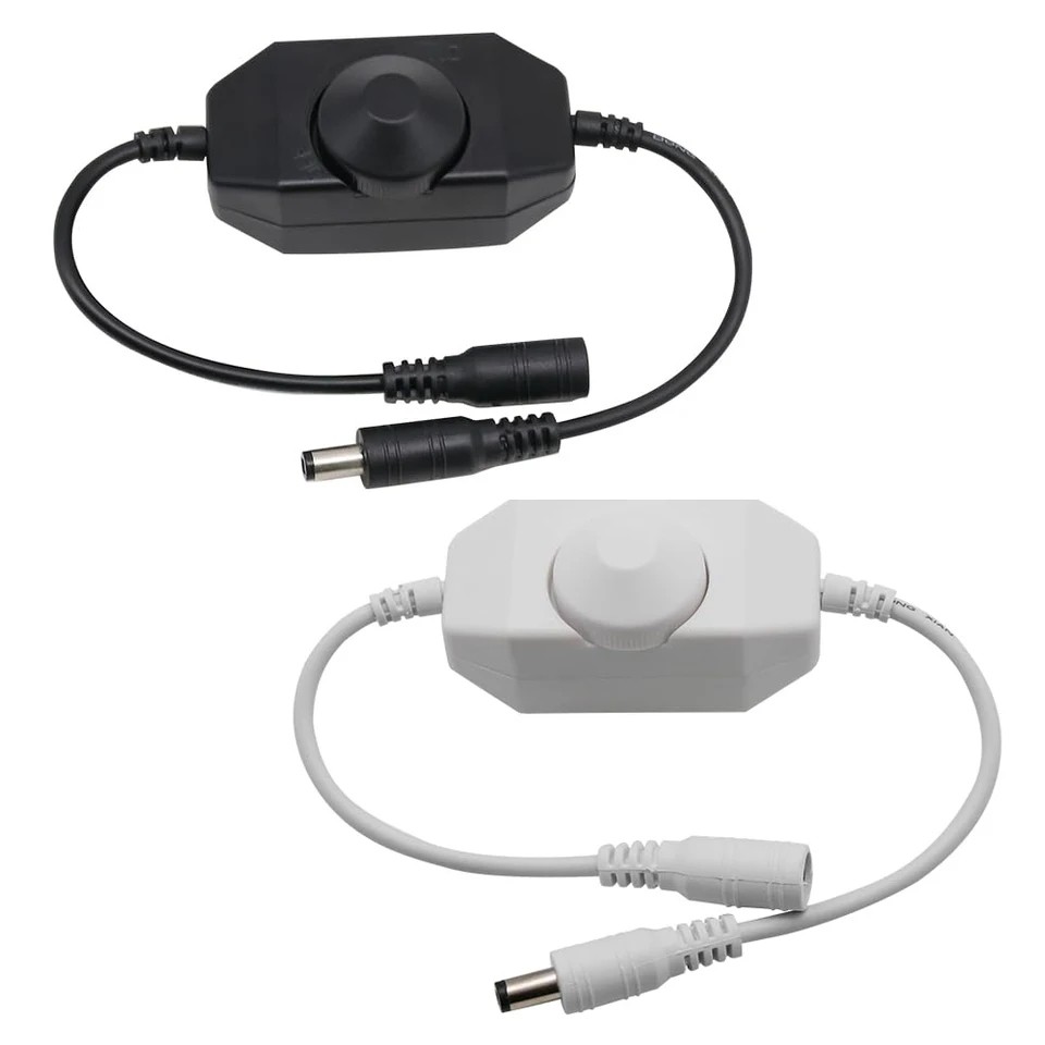 DC12V24V旋钮调光器单色LED灯带亮度调节器cob灯条手动旋动调度器,电子元器件市场,LED控制器,淘宝优惠券,粉丝福利购,淘宝优惠卷