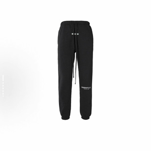 20FW FOG复线ESSENTIALS字母印花宽松纯棉束脚长裤