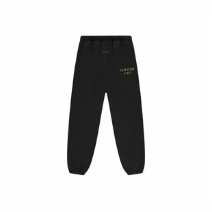 Essentials God 印花系带中腰束脚美式 重磅休闲裤 Fear 男款