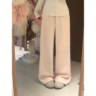 ～ 软糯甜美秋冬加绒牛奶绒阔腿垂垂裤 「小鸟自制」 牛奶香皂