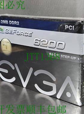 原装供应EVGA GeForce 6200 512 MB DDR2 视频显卡 AGP 8x PCI Ex
