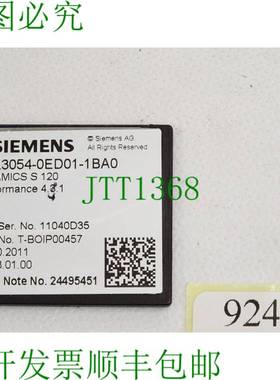 原装供应Sinamics S120 CompactFlash 6SL3054-0ED01-1BA0
