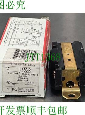 原装供应Pass & Seymour L530-R Turnlok 接管 30 安 125 伏 2P 3