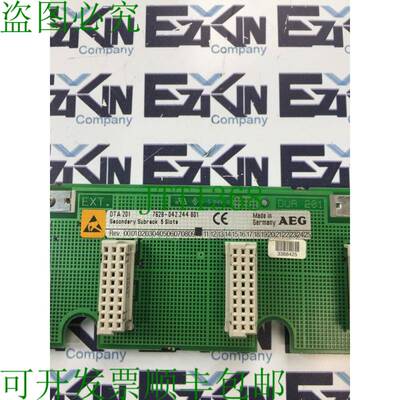 原装供应AEG DTA201 7628-042.244801 Secondary Subrack 5-Slot