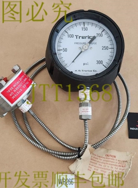 原装供应新 Trerice W515-03 压力表 300 磅/平方英寸 带毛细管