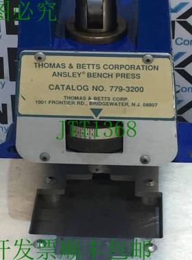 原装供应Thomas & Betts 779 - 3200 蓝色 Macs 长凳压榨机