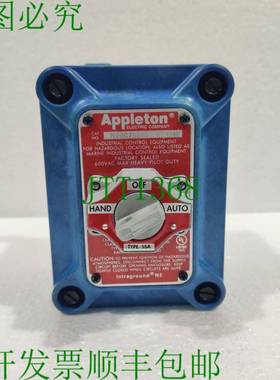 原装供应Appleton 开关 N2DC75345 N2 系列选择器开关 3-P0S.4-CI