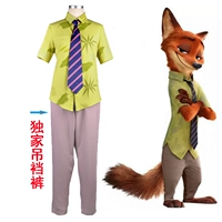 Crazy Animal City Fox Nick cosplay trang phục đầy đủ bộ quần áo Nick COS Spot HIMOE - Cosplay đồ ngủ cosplay nữ sinh