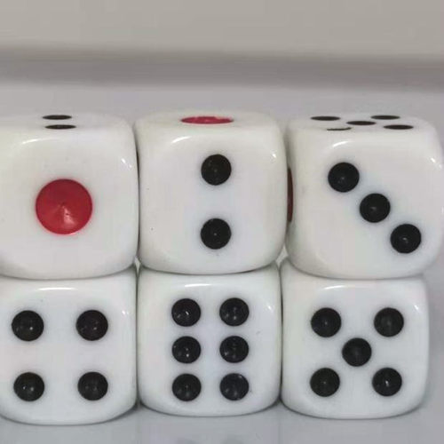 16号点数骰子一印红其它黑圆麻将