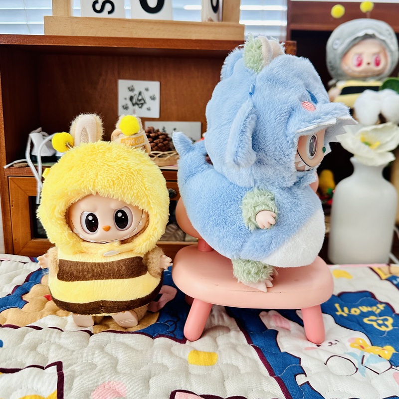 拉布布娃衣小蜜蜂衣服套装