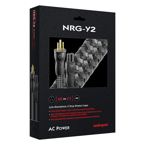 美国 Audioquest AQ 线圣 NRG-Y2 音响音箱电源线 全新 正品行货