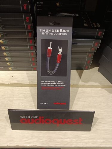 美国AudioQuest线圣 AQ ThunderBird雷鸟喇叭线跳线 PCS+纯铜双线