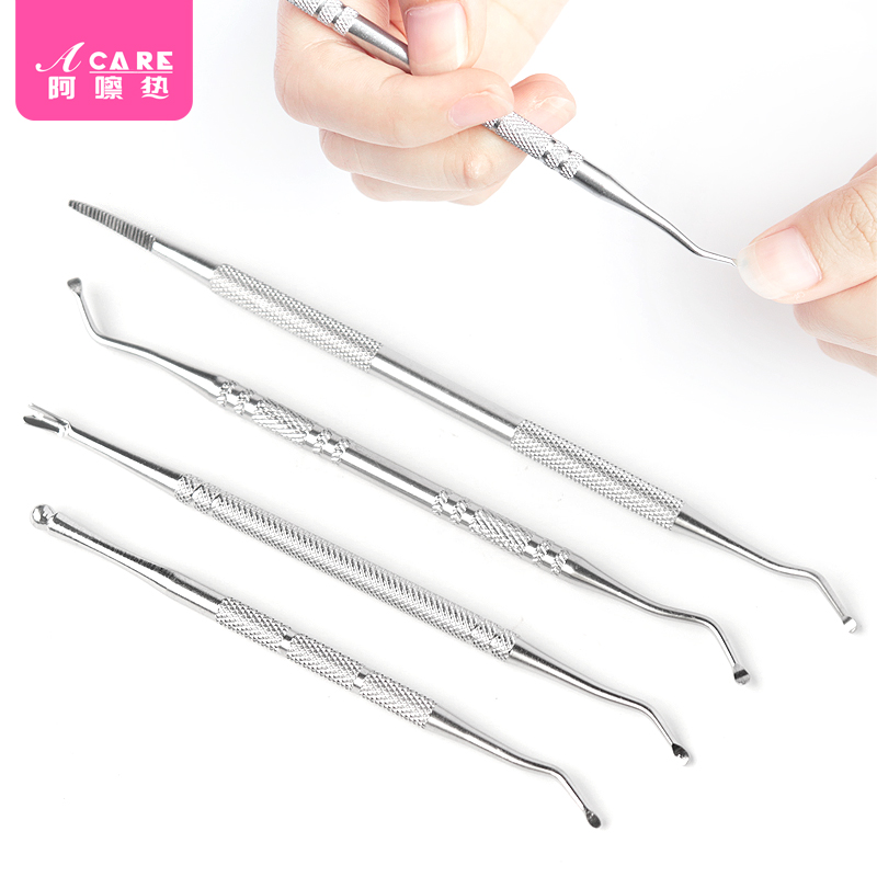 挖甲勺修脚指甲工具套装脚趾甲缝嵌甲刀清洁翘甲器甲沟剔甲器家用