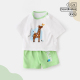 纯棉女童分体夏装 男童夏季 宝宝短袖 薄款 婴幼儿夏天两件套夏日 套装