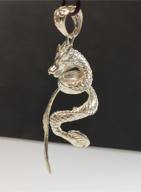 狼牙情侣镶嵌男士霸气风吊坠项链