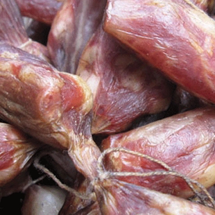 小镇农家源小幺正宗四川特产腊肠手工柏树烟薰年货排骨香肠一斤装