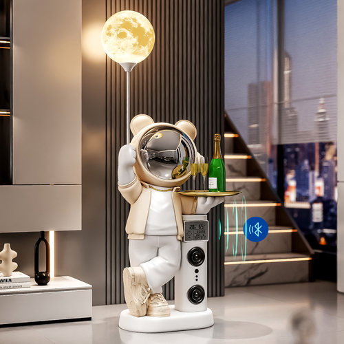 轻奢宇航员太空人客厅落地摆件
