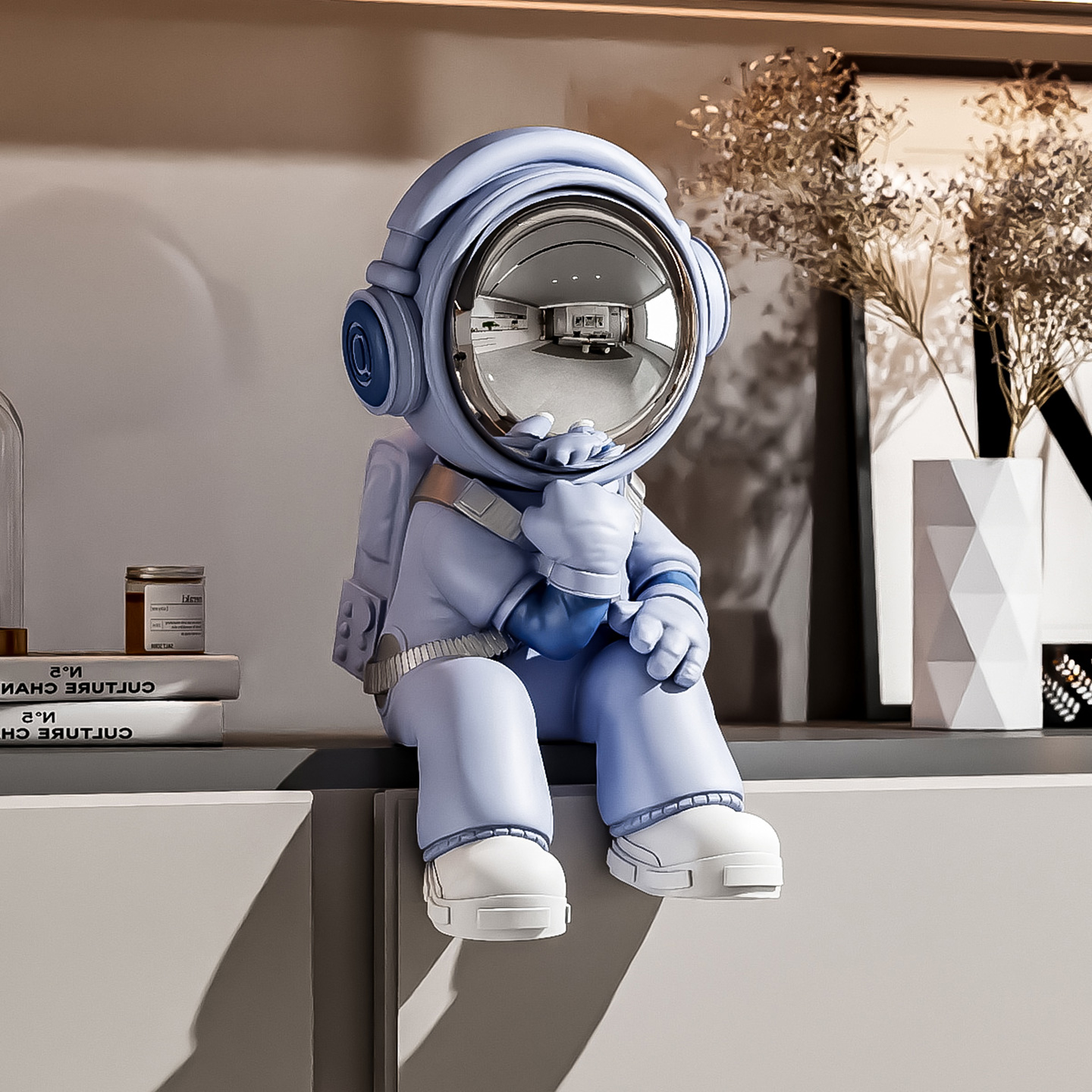 创意太空人宇航员桌面摆件