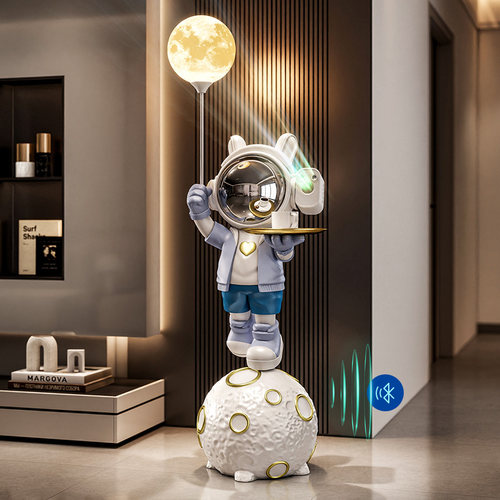 星空投影太空人落地摆件