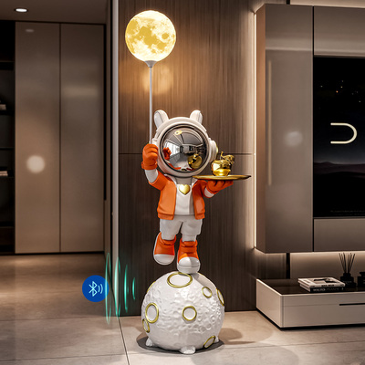 轻奢音乐太空人落地摆件