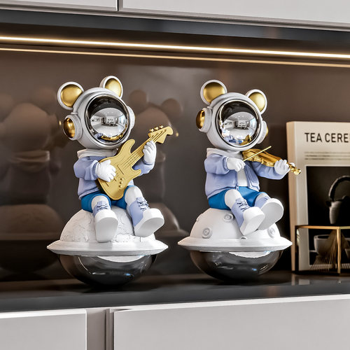 宇航员太空人不倒翁摆件