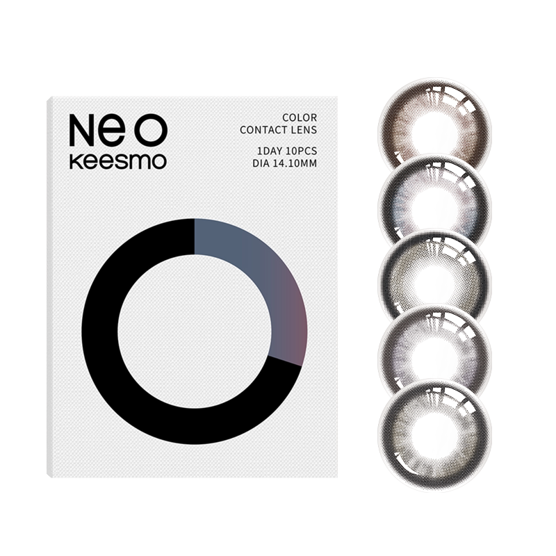 NEO小黑环2.0美瞳日抛10片*3盒小直径隐形眼镜韩国正品
