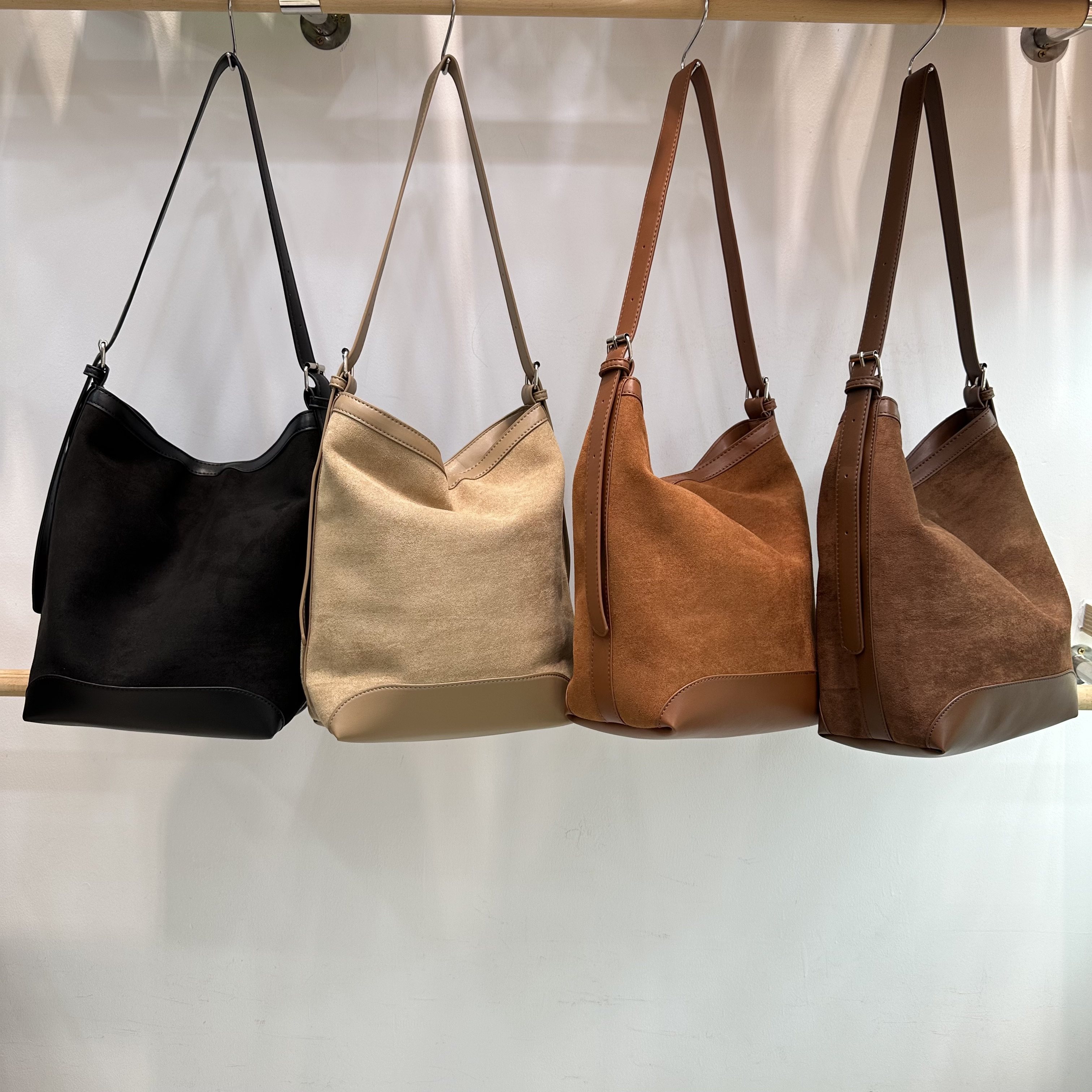 欧比 韩系慵懒风大容量时尚复古简约绒面上班通勤百搭单肩托特包,箱包皮具/热销女包/男包,通用款女包,淘宝优惠券,粉丝福利购,淘宝优惠卷