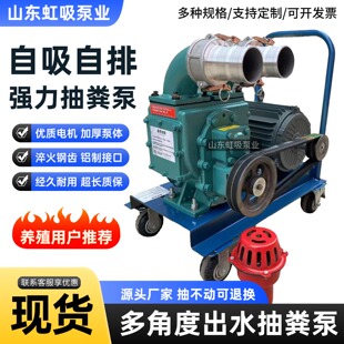 强力吸粪泵养殖场专用抽粪泵家用排污泵自吸无堵塞泥浆泵化粪池