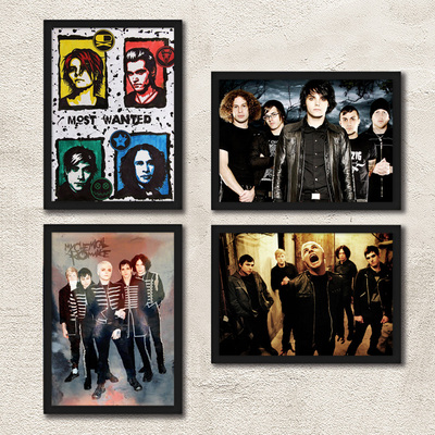 我的化学浪漫乐队带框海报挂画