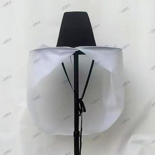 唐制帷帽古风汉服斗笠帽古代仕女女侠客遮脸面纱大帽檐帽子幕篱帽