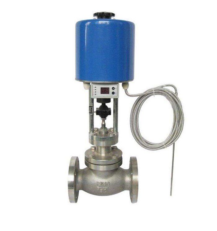 不锈钢调节阀 ZZWPE-16P 电动自力式温度调节阀DN20 25 32 40 50